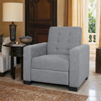 Upholstered Push-Back Recliner