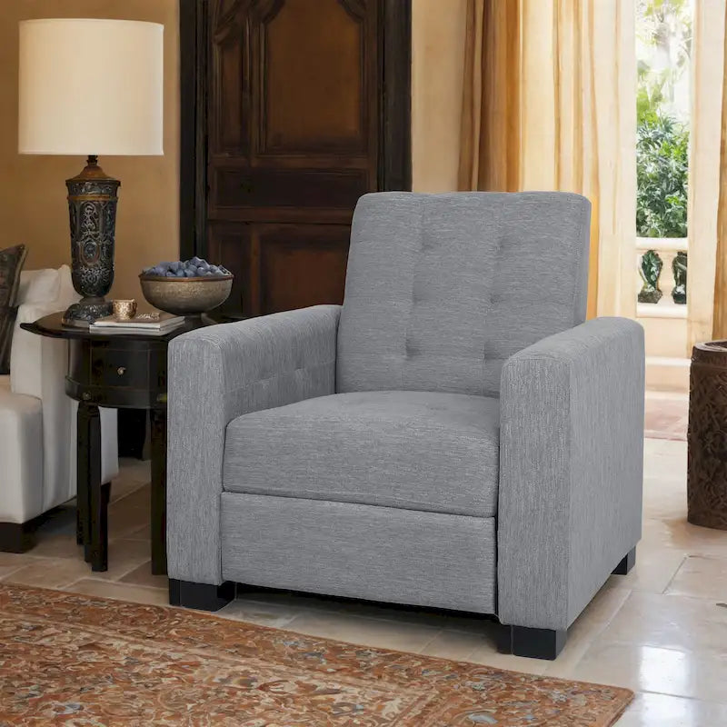 Upholstered Push-Back Recliner