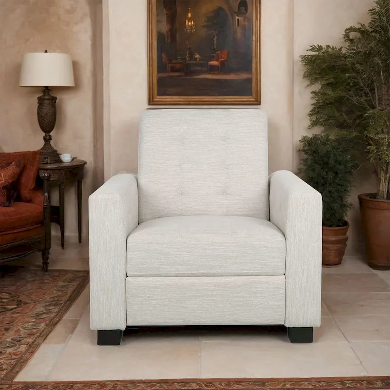 Upholstered Push-Back Recliner