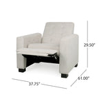 Upholstered Push-Back Recliner