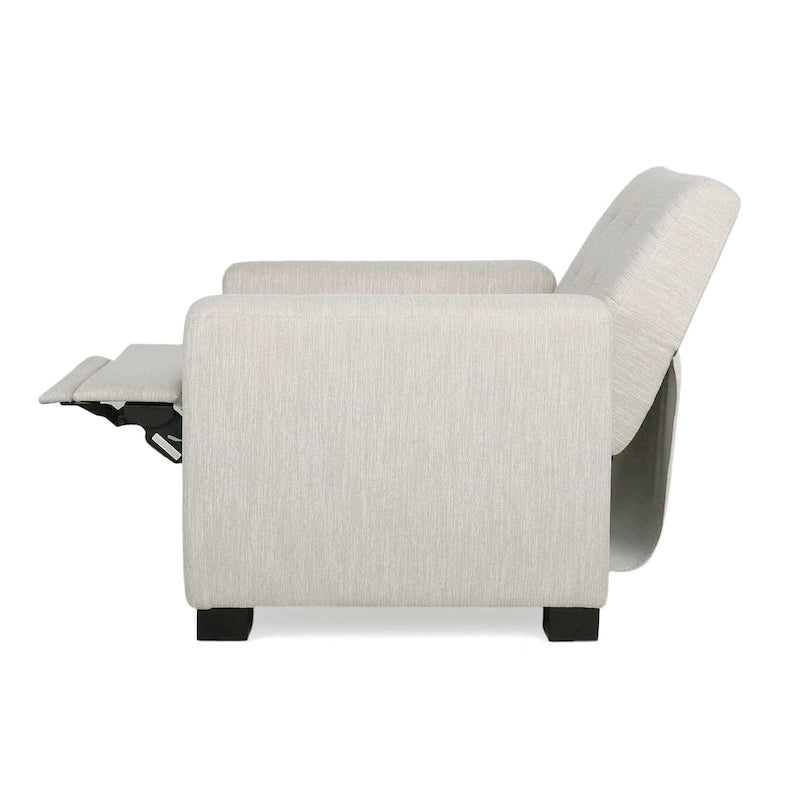 Upholstered Push-Back Recliner