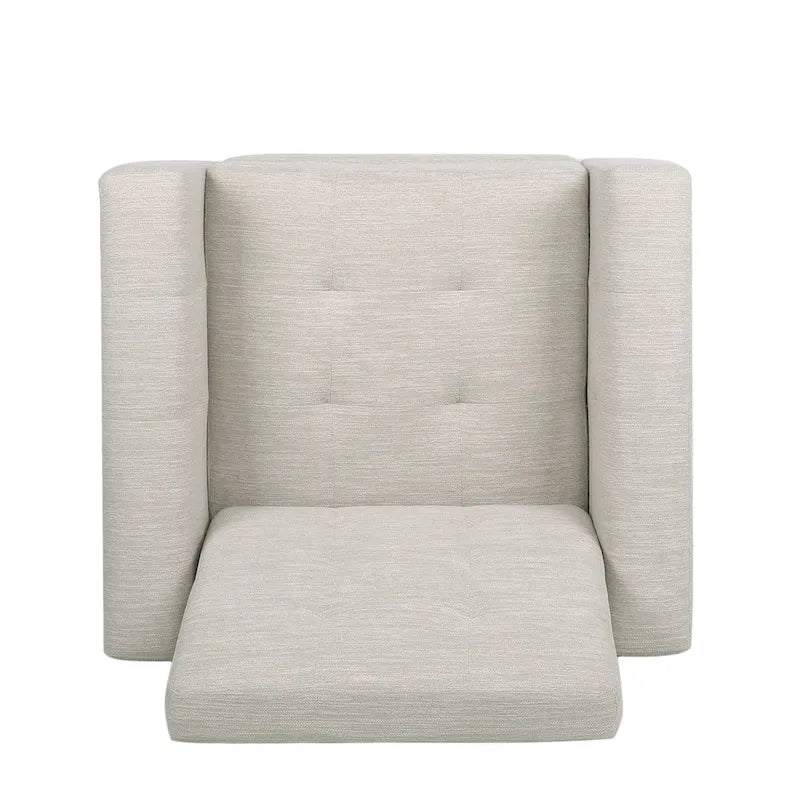Upholstered Push-Back Recliner