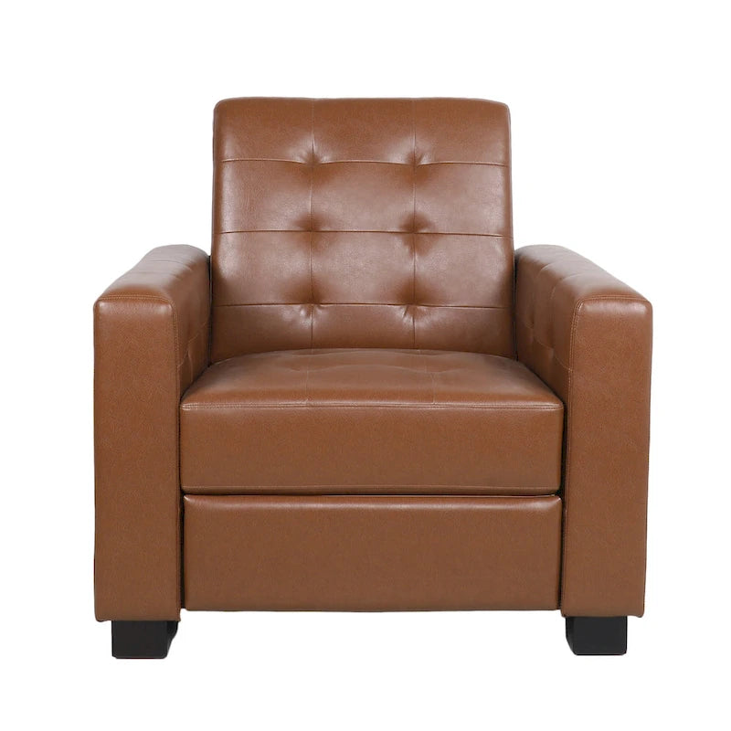 Upholstered Push-Back Recliner