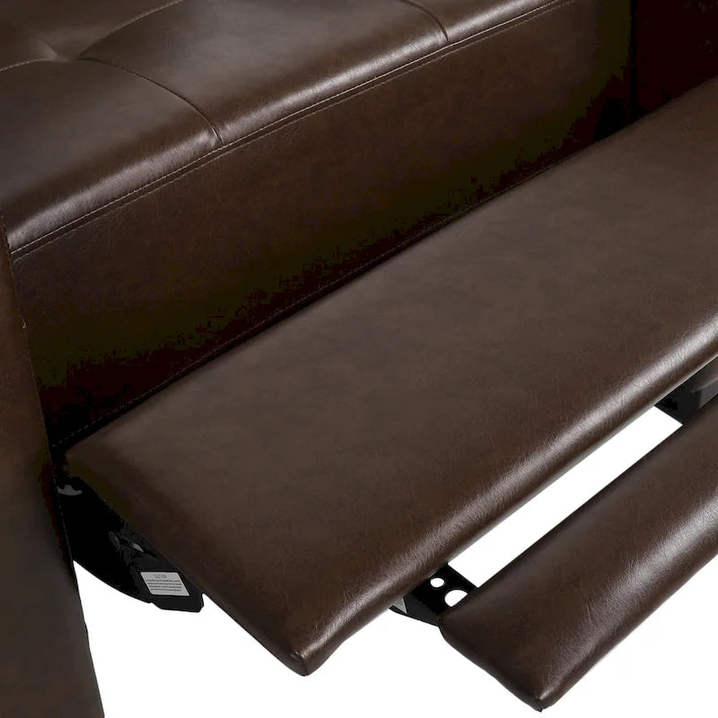 Upholstered Push-Back Recliner