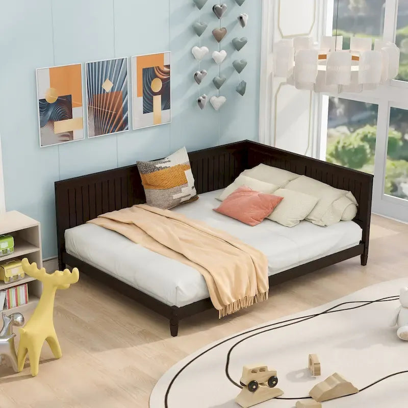Espresso Full Size Wood Daybed