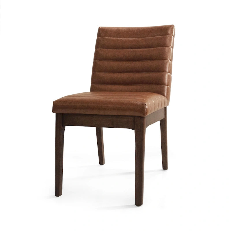 Lancer Channel Stitch Dining Chairs (Set of 2) by Christopher Knight Home