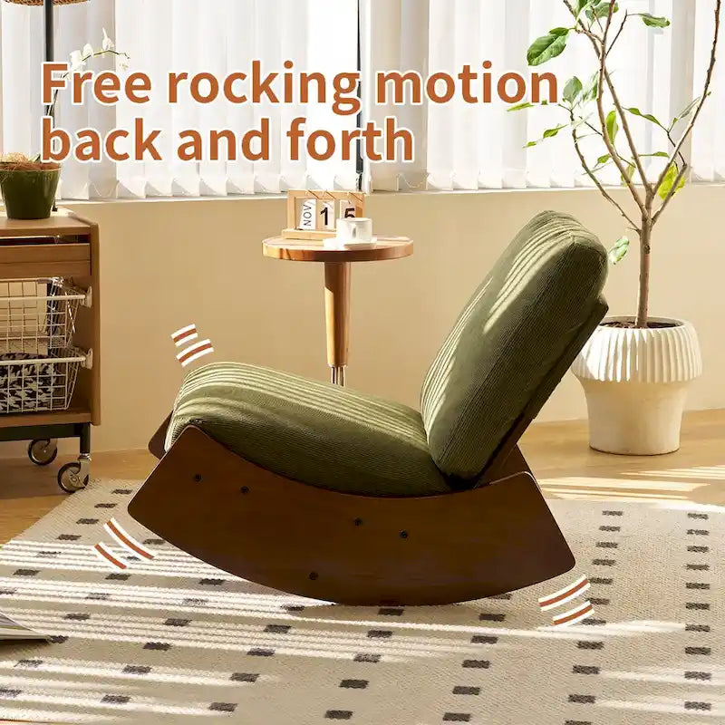 Comfortable Glider Rocking Chair - 24.20 x 35.40 x 28.30