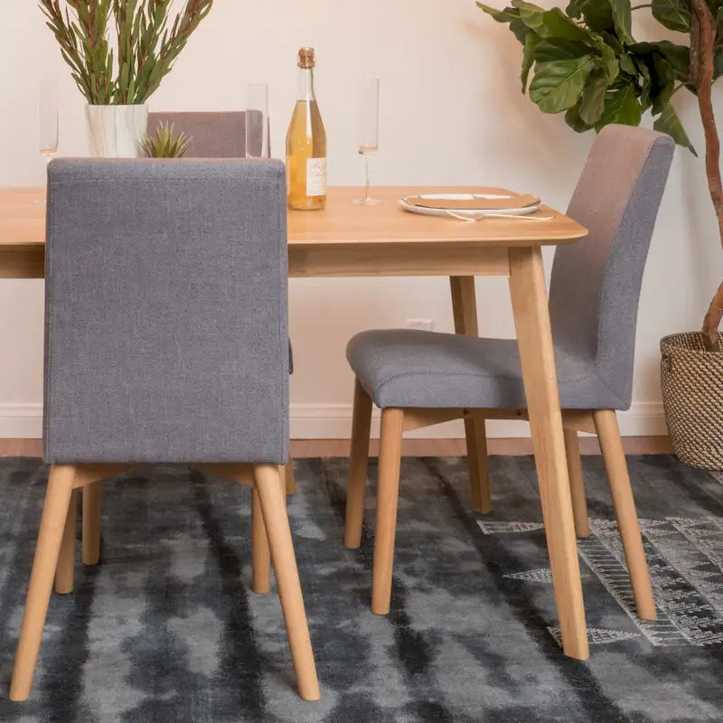 Orrin Mid-Century Fabric Dining Chair (Set of 2) by Christopher Knight Home