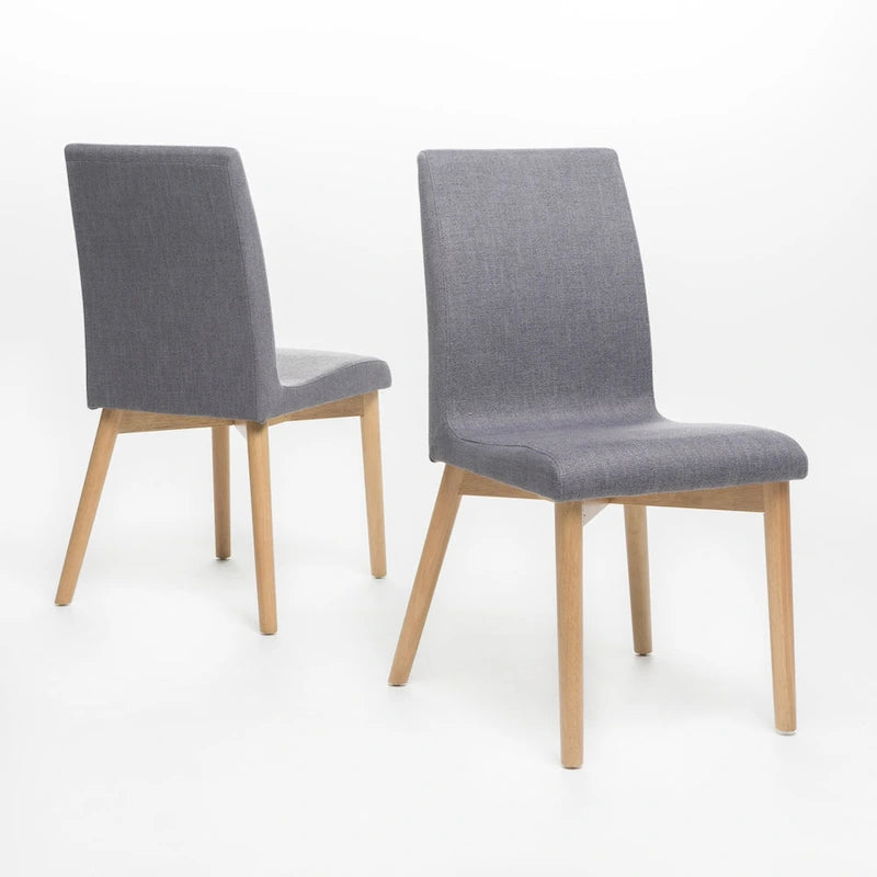 Orrin Mid-Century Fabric Dining Chair (Set of 2) by Christopher Knight Home