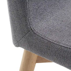Orrin Mid-Century Fabric Dining Chair (Set of 2) by Christopher Knight Home