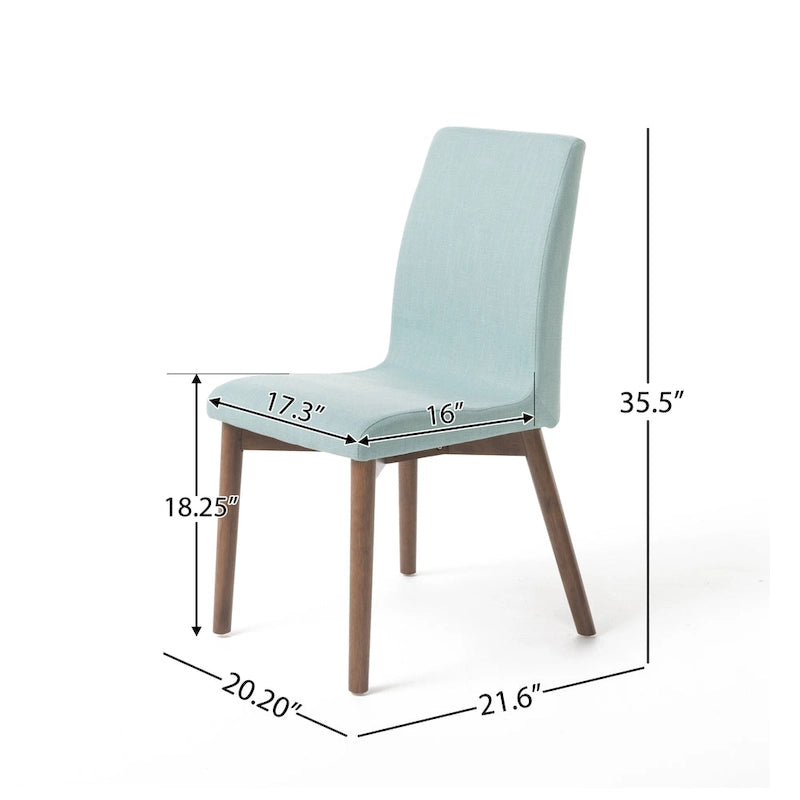 Orrin Mid-Century Fabric Dining Chair (Set of 2) by Christopher Knight Home