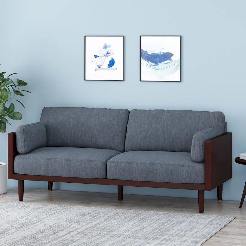 Fabric Three-Seater Sofa