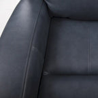 Genuine Leather Power Reclining 4-Seat Sofa For Living Room with Console, USB Port, Adjustable Headrest