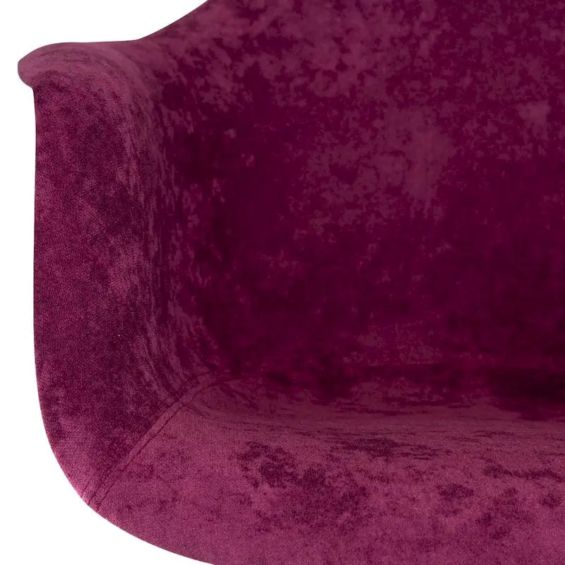 Wilson Contemporary Modern Velvet Rocker Chair - Nursery Rocking Accent Chair for Home Living Room Bedroom Patio