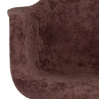 Wilson Contemporary Modern Velvet Rocker Chair - Nursery Rocking Accent Chair for Home Living Room Bedroom Patio