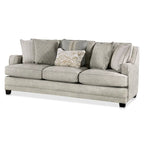 Ruwa Transitional Grey Fabric Sofa with Accent Pillows by Furniture of America