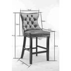 Leisure Style Bar Chairs,Set of 2