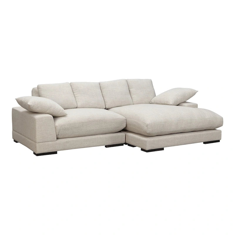 Aurelle Home Reversible Contemporary Sectional Sofa