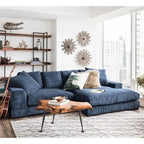 Aurelle Home Reversible Contemporary Sectional Sofa