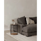 Aurelle Home Reversible Contemporary Sectional Sofa