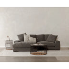 Aurelle Home Reversible Contemporary Sectional Sofa
