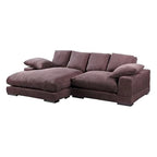 Aurelle Home Reversible Contemporary Sectional Sofa