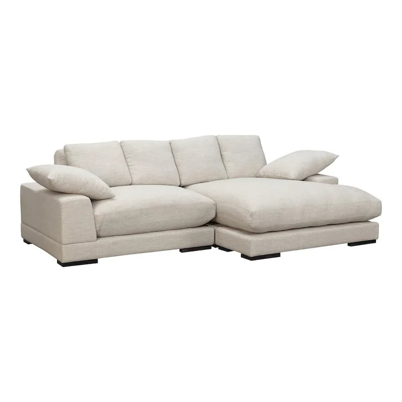 Aurelle Home Reversible Contemporary Sectional Sofa
