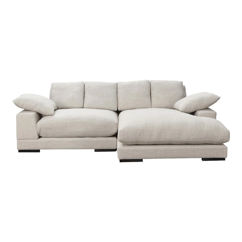 Aurelle Home Reversible Contemporary Sectional Sofa