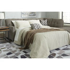 Signature Design by Ashley Mahoney 2-Piece Sleeper Sectional with Chaise - 105W x 90D x 37H