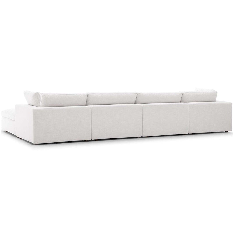 Copper Grove Hrazdan Fabric/Wood Down-filled Over-stuffed 5-piece Sectional Sofa Set