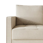 CraftPorch Contemporary Minimalist Linen Upholstered Sofa