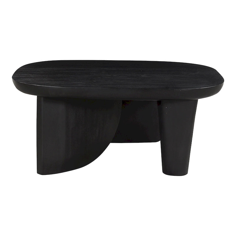 Aurelle Home Rustic Solid Acacia Wood Coffee Table