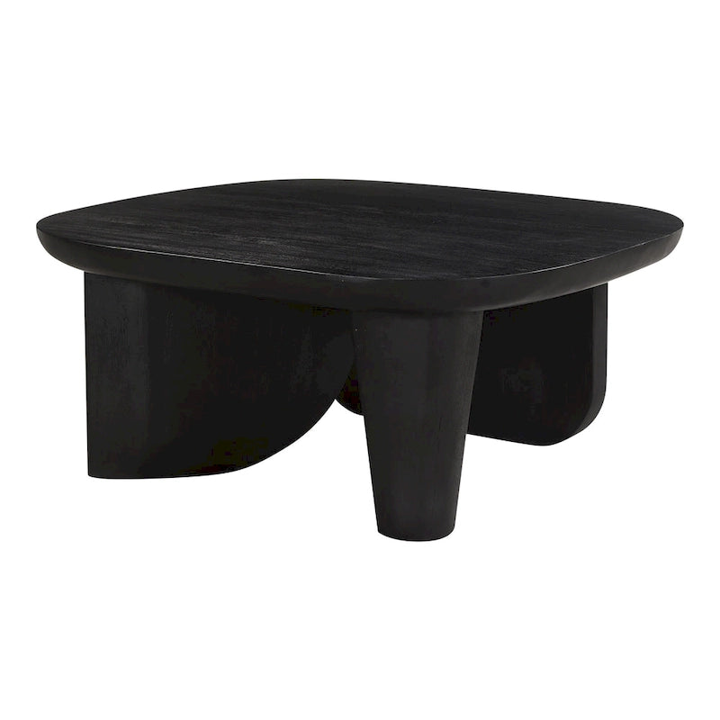 Aurelle Home Rustic Solid Acacia Wood Coffee Table