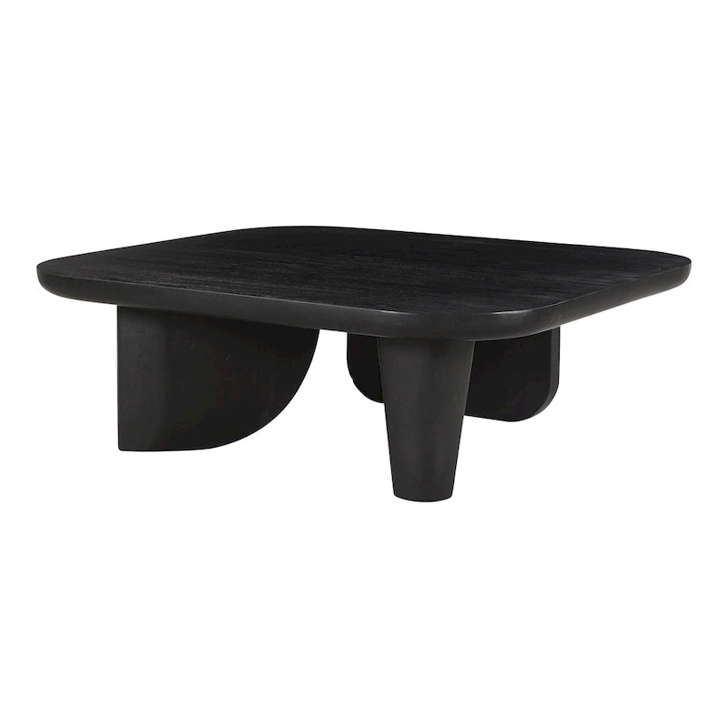 Aurelle Home Rustic Solid Acacia Wood Coffee Table
