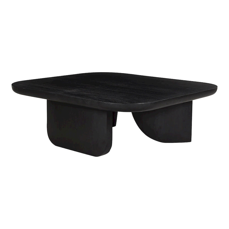 Aurelle Home Rustic Solid Acacia Wood Coffee Table