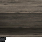 22 Dark Brown Manufactured Wood Rectangular Lift Top Coffee Table With Drawer - 15.3 H x 21.6 W x 19.6 D