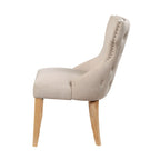 Gaji Contemporary Wood Tufted Wingback 2-Piece Side Chairs by Furniture of America