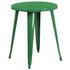 Metal 3-piece Indoor/Outdoor Cafe Set