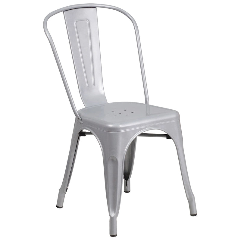 Metal 3-piece Indoor/Outdoor Cafe Set