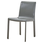 Gervin Recycled Leather Chair,Set of 2