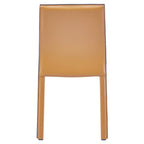 Gervin Recycled Leather Chair,Set of 2