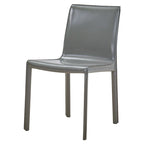 Gervin Recycled Leather Chair,Set of 2