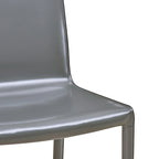 Gervin Recycled Leather Chair,Set of 2