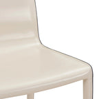 Gervin Recycled Leather Chair,Set of 2