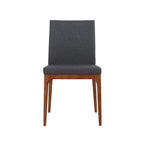 Gervin Recycled Leather Chair,Set of 2