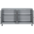 Large Storage Space Sideboard, 4 Door Buffet Cabinet