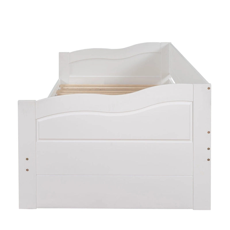 Wooden Daybed with Trundle Bed