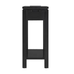Leick Home Charging Cade Wood Side Table with Drawer