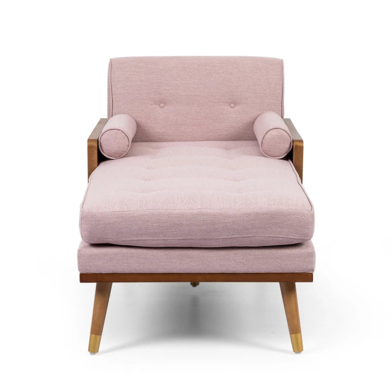 Fortas Mid-century Modern Chaise Lounge by Christopher Knight Home - 32.00 W x 63.75 L x 33.50 H