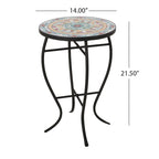 Lansdowne Indoor Side Table with Tile Top by Christopher Knight Home